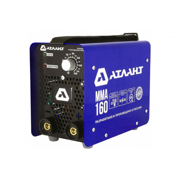Сварочный инвертор Атлант MMA-160 TDH ATL MMA160 сварочный кабель кг 1х16 атлант tdh atl c16 1000 см