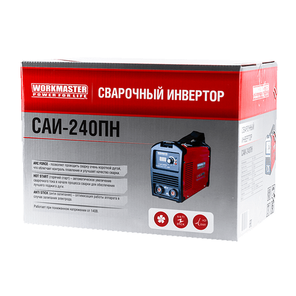 Сварочный инвертор Workmaster САИ-240ПН