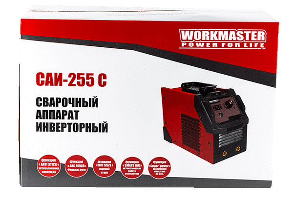 Сварочный инвертор WorkMaster САИ-255С