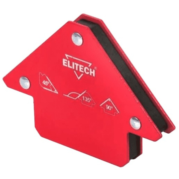 Угольник магнитный Elitech 45/90/135°, 11,5кг усилие 0606.017300