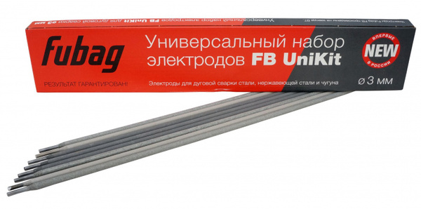 Электроды Fubag FB UniKit  3.0мм 0.9кг  38883