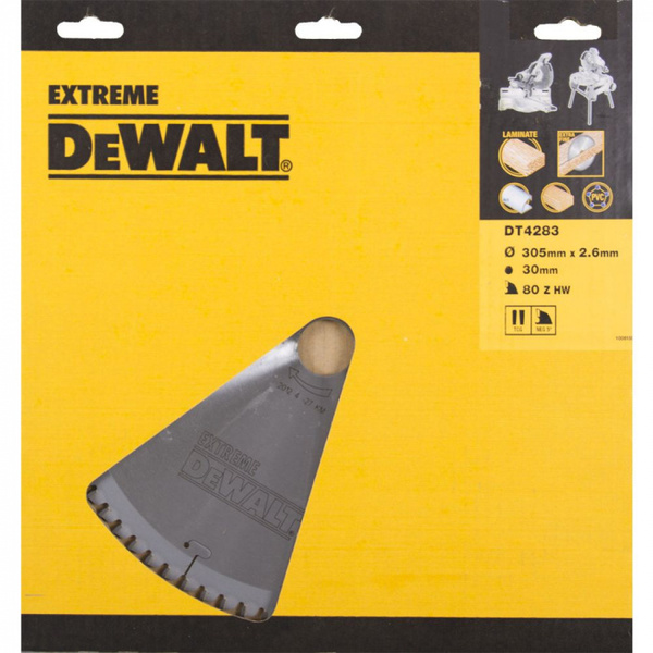 Диск пильный по дереву DeWalt Extreme 305/30 1.8/2.6 80 TFZ-5° DT4283-QZ