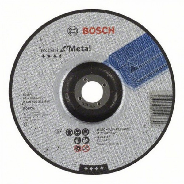 Круг отрезной по металлу Bosch Expert 180*3,0*22,2мм SLO 2608600316 круг отрезной по металлу bosch expert 125 1 6 22 2мм slo 2608600219
