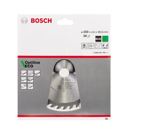 Диск пильный Bosch Optiline ECO 150*20/16*36 2608641784