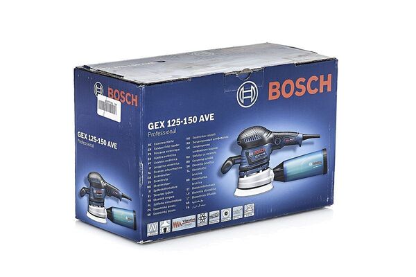 Эксцентриковая шлифовальная машина Bosch GEX 125-150 АVE (картон) 060137B102