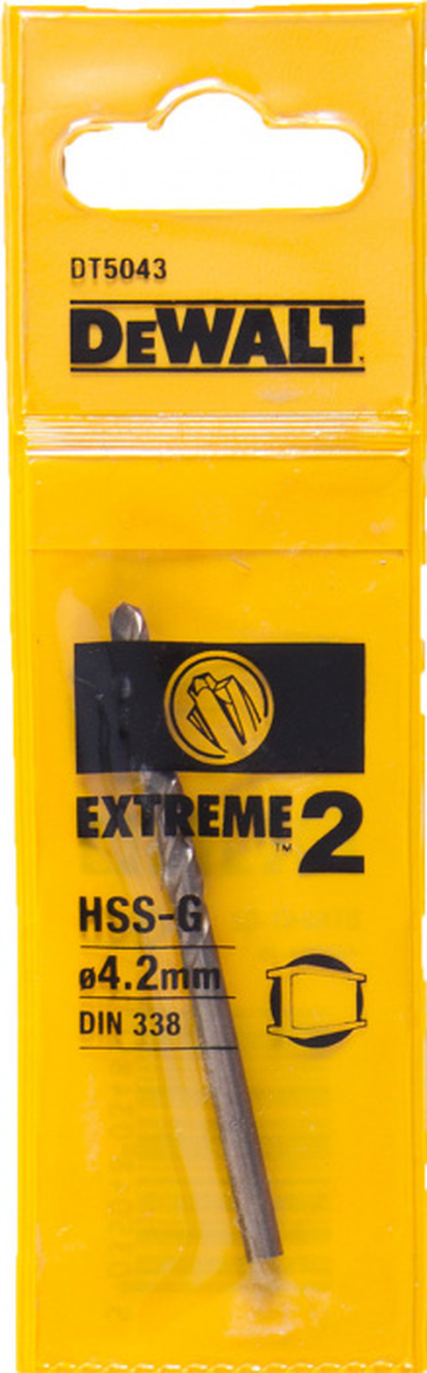 Сверло по металлу DeWalt Extreme2 HSS-G 4.2*43/75мм DT5043-QZ