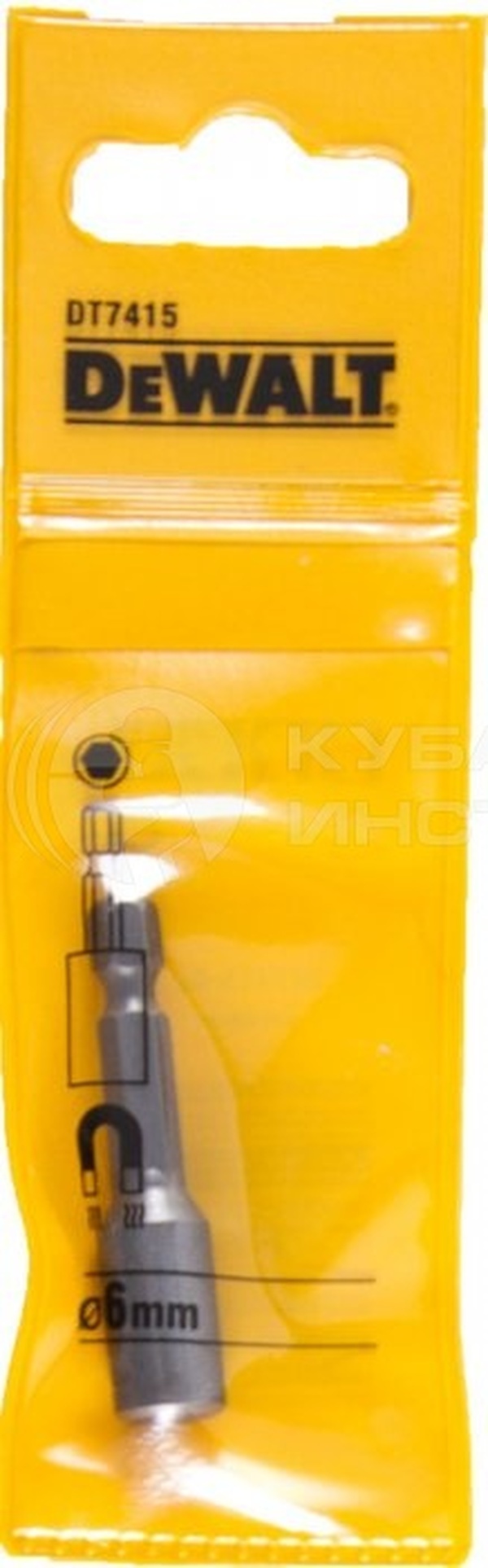 Головка торцевая магнитная DeWalt 6мм DT7415-QZ