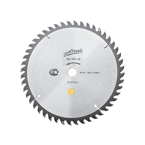 Диск пильный по дереву Ataka Профи 140*20T*20 (110101025) 8078430