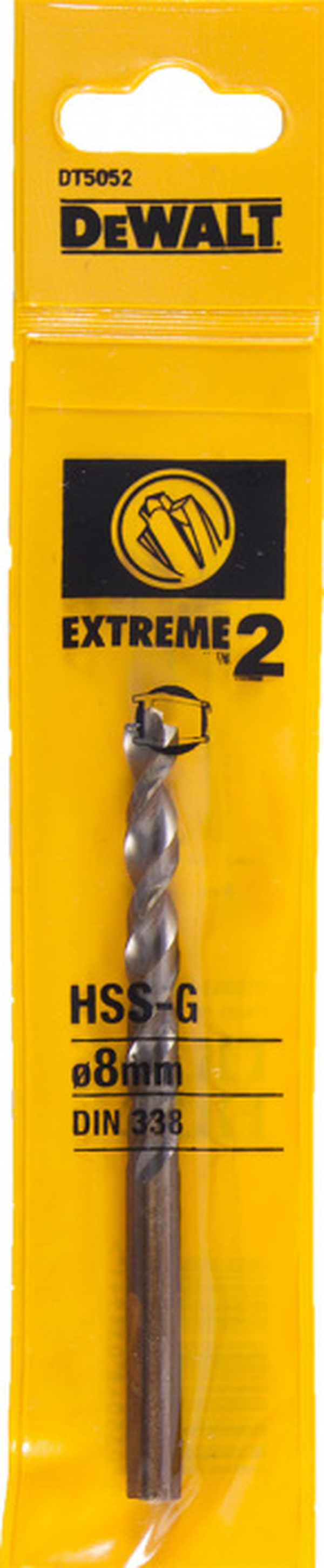 Сверло по металлу DeWalt Extreme2 HSS-G 8*72/117мм DT5052-QZ