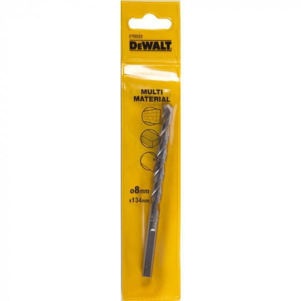 Сверло DeWalt 8*104/134мм  универсальное  DT6522-QZ