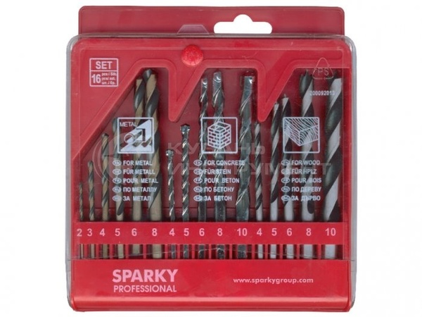 Набор сверл Sparky  16шт  20009201314