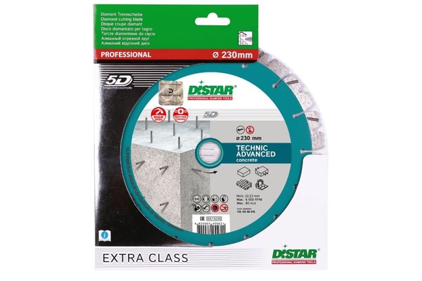 Диск алмазный DiStar Technic Advanced 1A1RSS/C3-H 232*2.6/1.8*12*22.23-16 14315086018