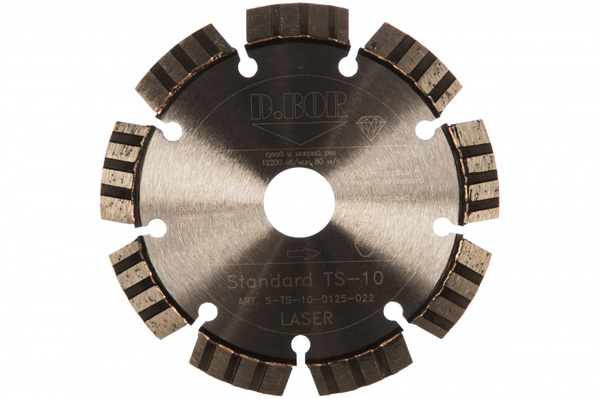 Диск алмазный d.Bor Standart TS-10 125*2,2*22,23 10мм S-TS-10-0125-022