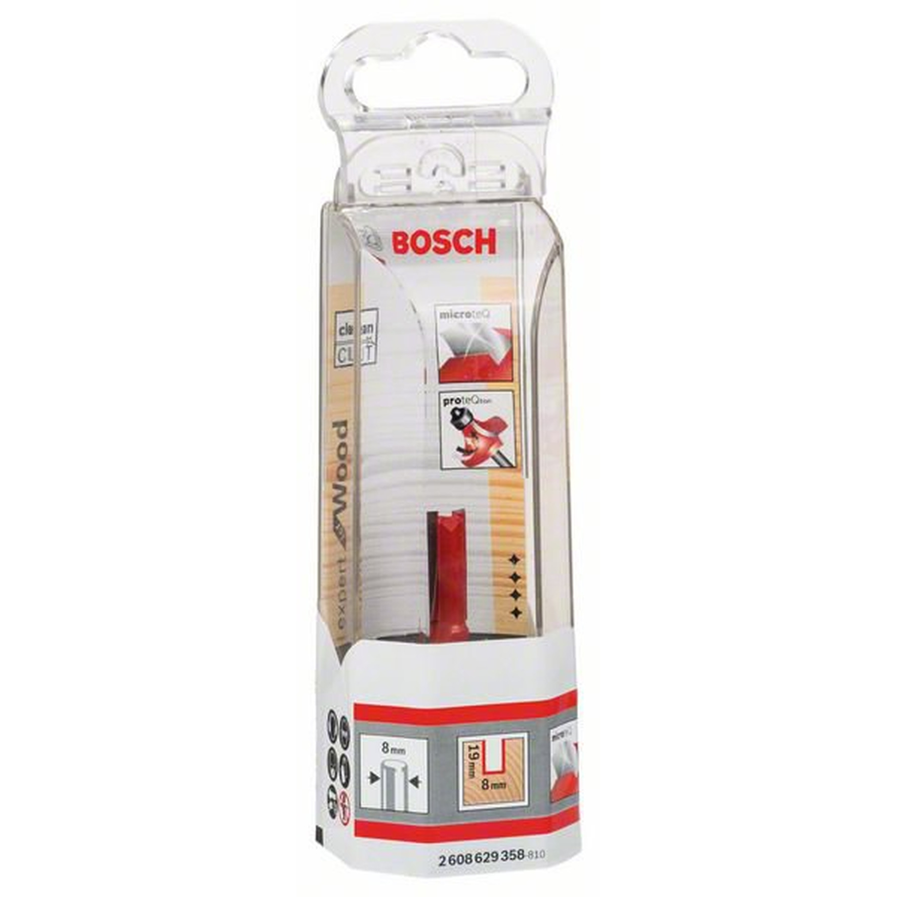 Фреза пазовая Bosch Expert S8/D8/L19 2608629358