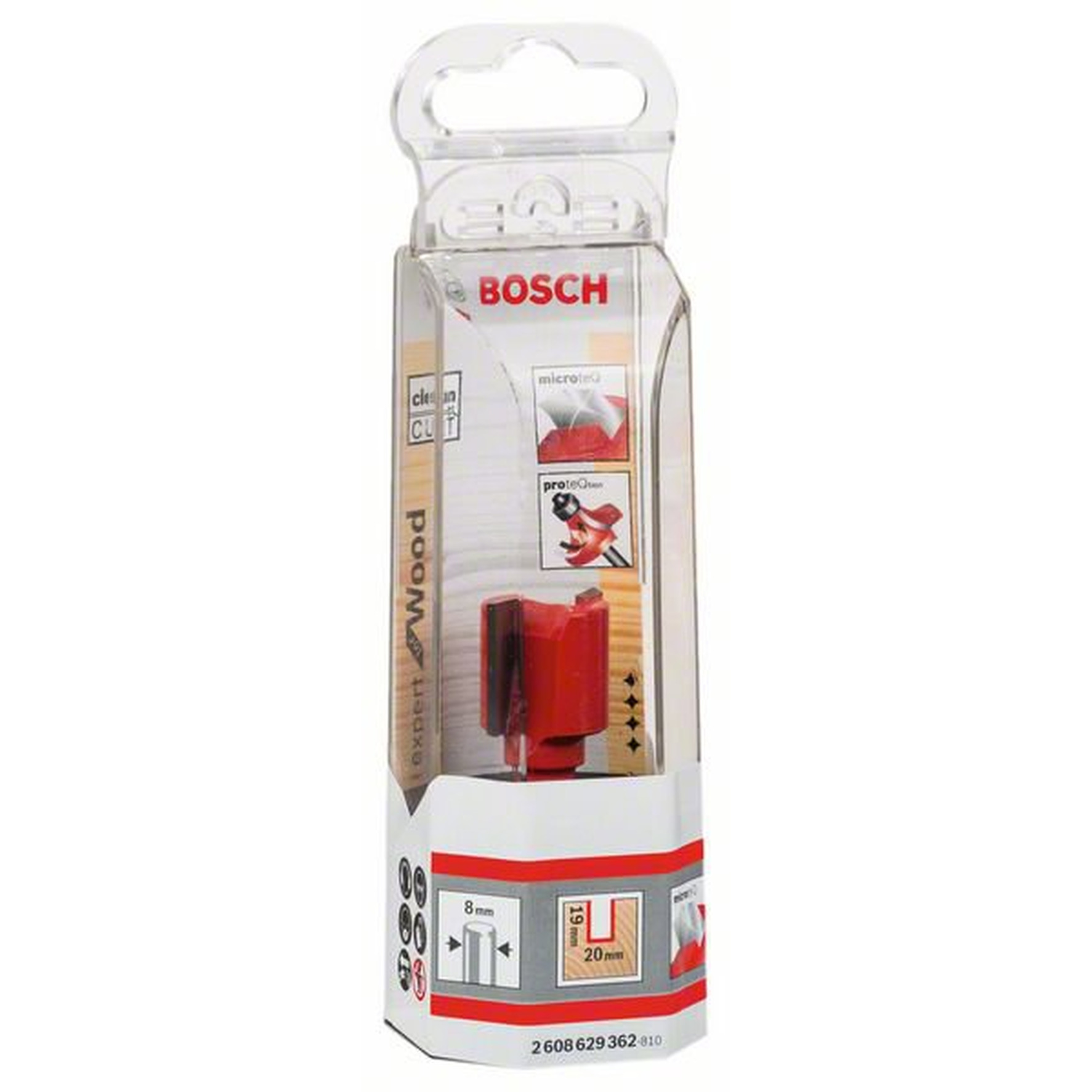 Фреза пазовая Bosch Expert S8/D20/L19 2608629362
