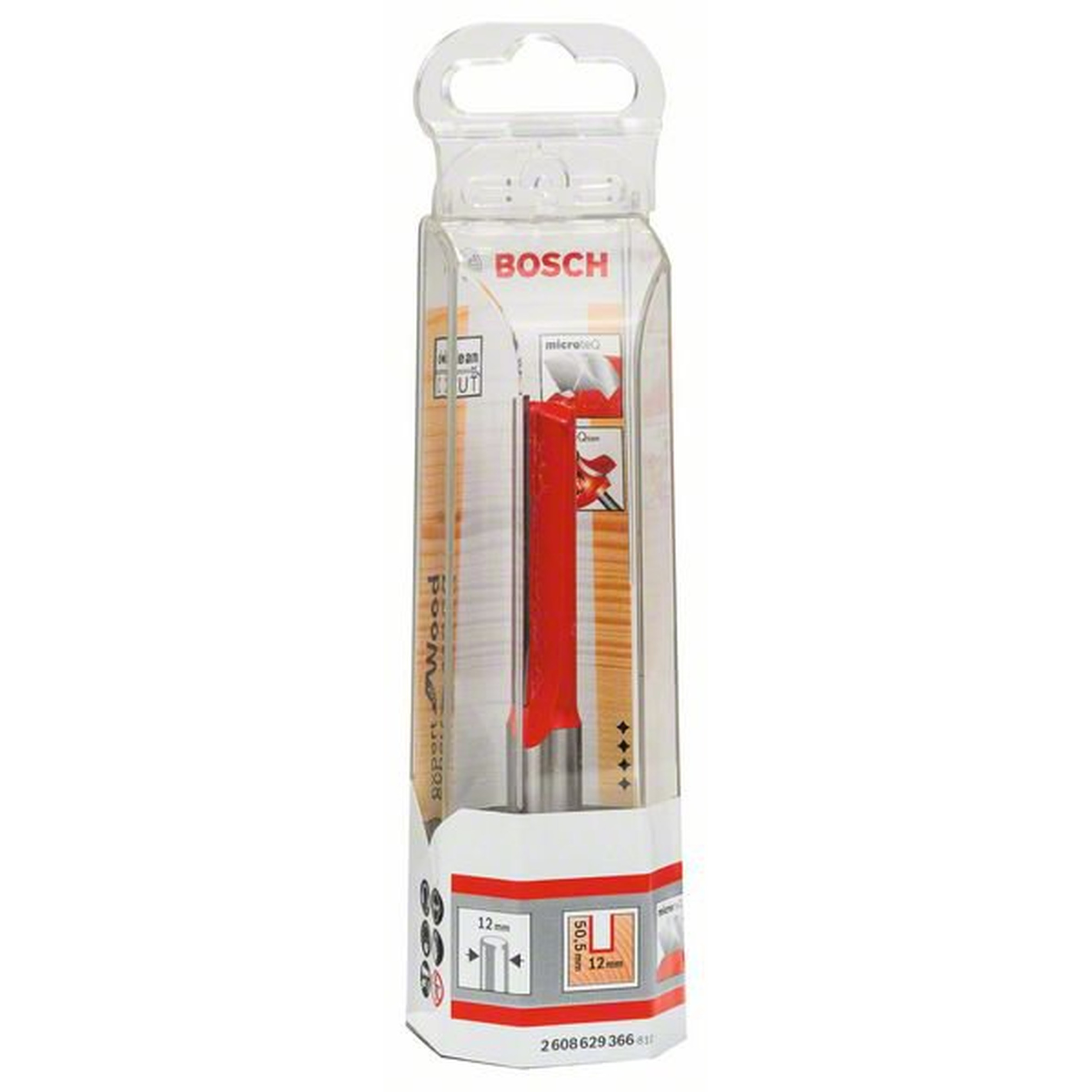 Фреза пазовая Bosch Expert S12/D12/L50,5 2608629366 фреза globus 1007 d12 i20 d8