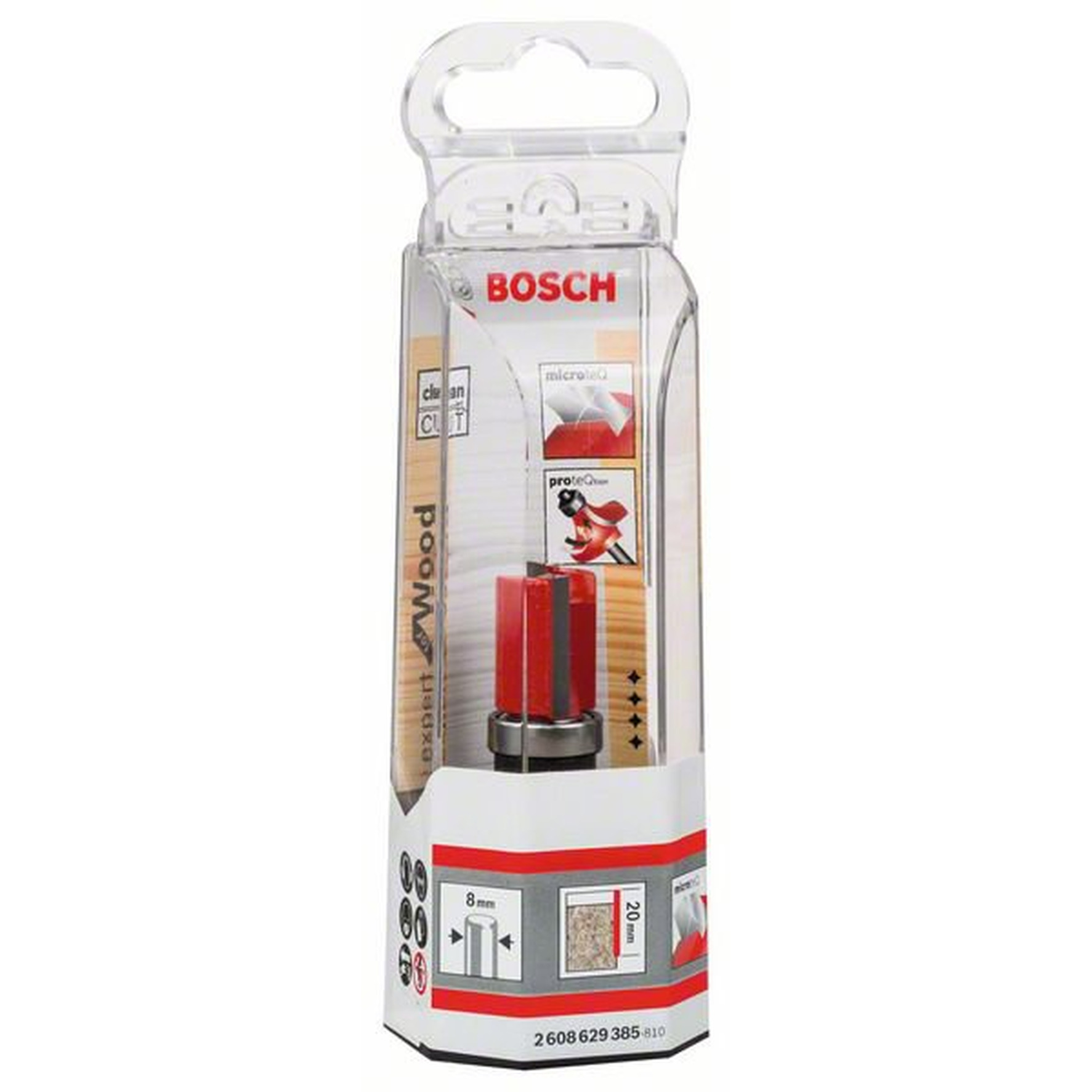 Фреза для выборки Bosch Expert S8/D16/L20 2608629385