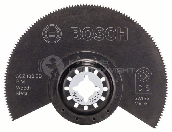 Насадка для мультитула Bosch Wood/Metal 100мм 2608661633