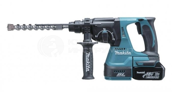 Аккумуляторный перфоратор Makita DHR242RFE аккумуляторный перфоратор makita dhr202rfe