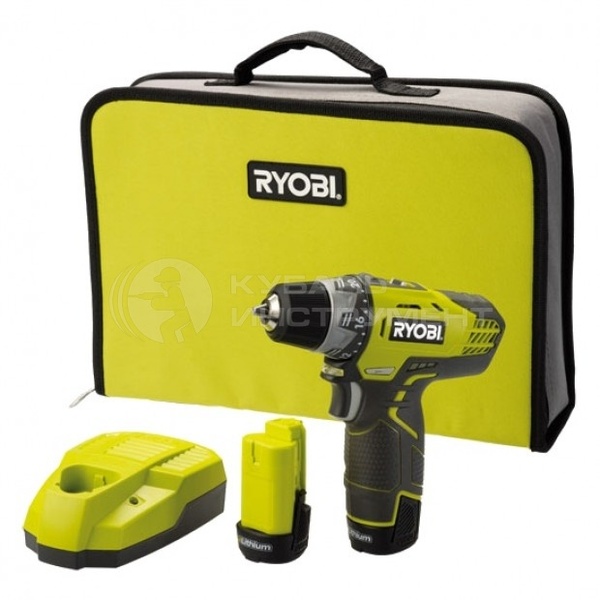 Аккумуляторная дрель-шуруповерт Ryobi R 12DD-LL 13S 3001802