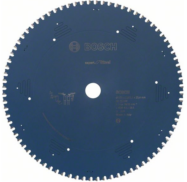 Диск пильный по стали Bosch EX SL B 305*25.4-80 2608643061