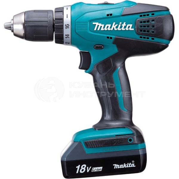 Аккумуляторная дрель-шуруповерт Makita DF457DWLE