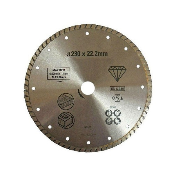 Диск алмазный Stanley Turbo 230*22.2 STA38207-XJ диск алмазный зубр 36652 230