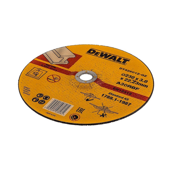 Круг отрезной по металлу DeWalt Industrial 230*2,8*22,2мм DT42601Z-QZ