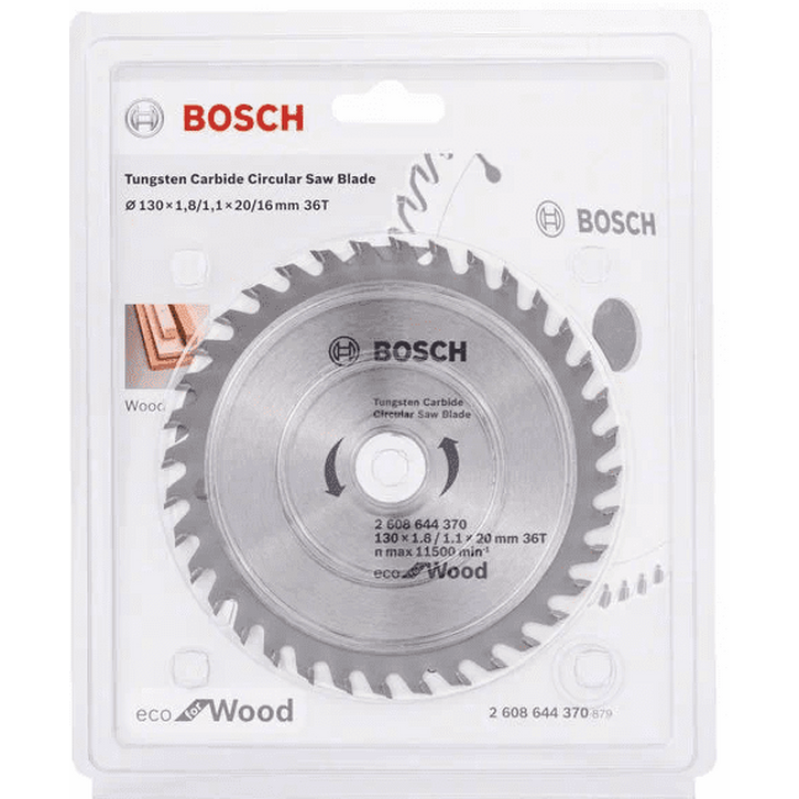 Диск пильный Bosch ECO WO 130*20/16*36T 2608644370 диск пильный по дереву практика 130 20 16 36t 032 225