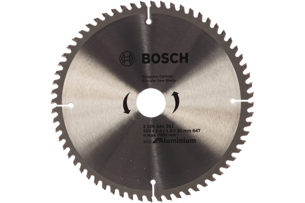 Диск пильный по алюминию Bosch ECO 210*30-64T 2608644391