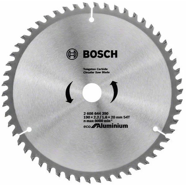 Диск пильный Bosch ECO Alu/Multi 190*20/16*54T 2608644390