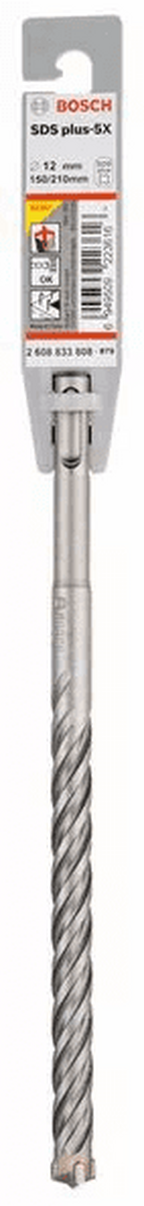 Бур Bosch SDS-plus-5X 12*150*210 2608833808