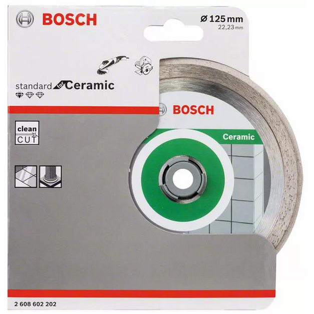 Диск алмазный Bosch PF 125-22.23 2608602202 диск алмазный зубр 36652 125