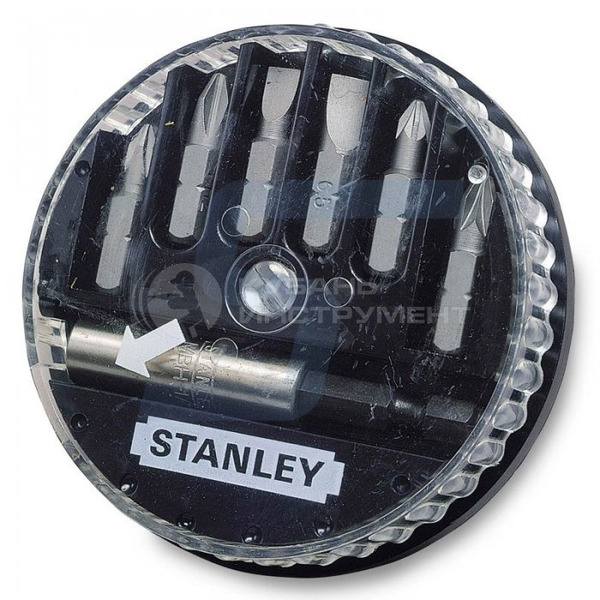 Набор вставок Stanley 7шт 1/4 1-68-737 набор вставок отверточных stanley 1 68 992