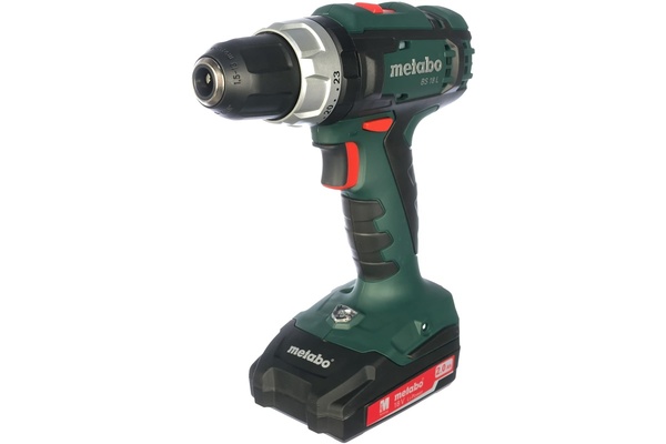 Аккумуляторная дрель-шуруповерт Metabo BS 18 L 602321500 дрель шуруповерт metabo powermaxx bs bl 12вт аккум кейс в комплекте 601721500