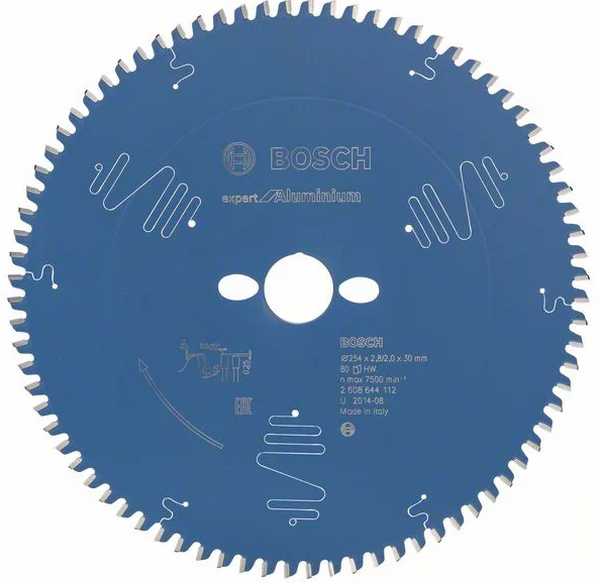 Диск пильный по алюминию Bosch 254*30-80T 2608644112