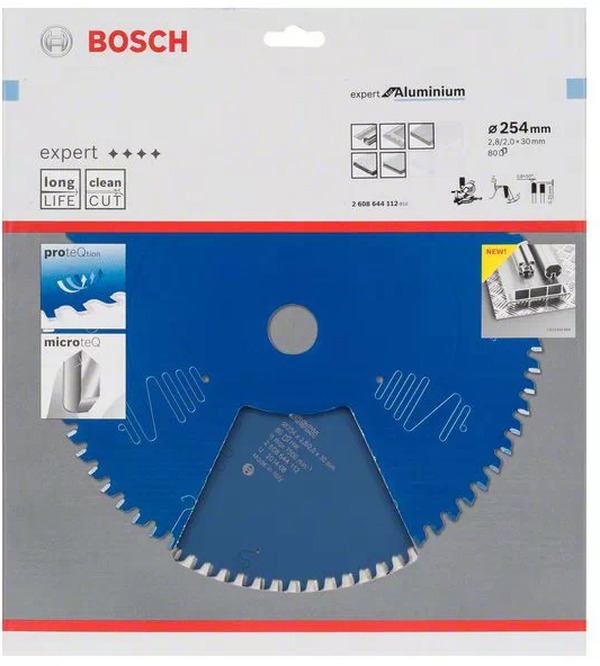 Диск пильный по алюминию Bosch 254*30-80T 2608644112