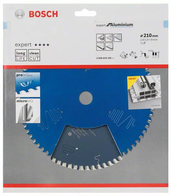 Диск пильный Bosch EXP AL 210*30*72T 2608644105