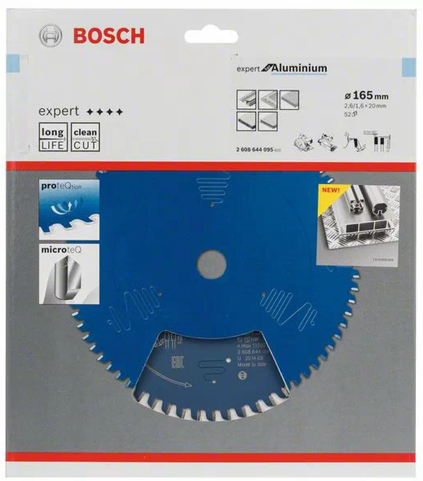 Диск пильный Bosch EXP AL 165*20*52T 2608644095