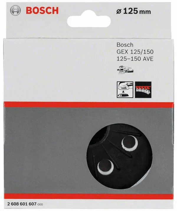 Тарелка шлифовальная Bosch 125мм  для GEX 125-150 AVE  2608601607