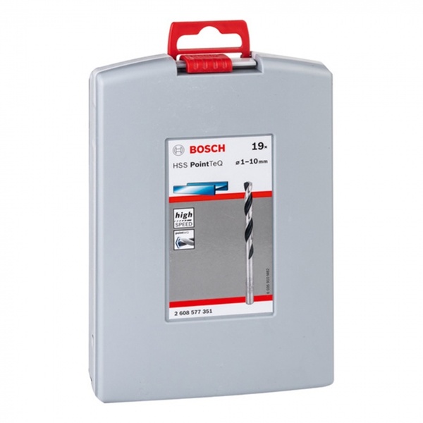 Набор сверл Bosch (19шт) PointTeQ ProBox D1-10 2608577351
