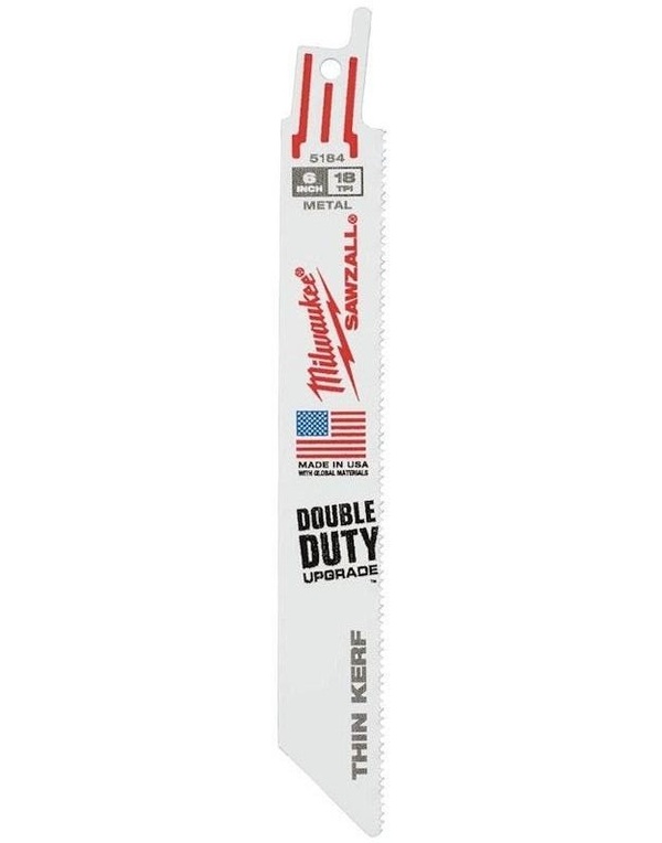 Полотно для сабельной пилы по металлу Milwaukee 150*1,4мм  5шт  48005184
