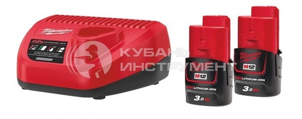 Аккумуляторный набор Milwaukee  M12 NRG-302  4933451902