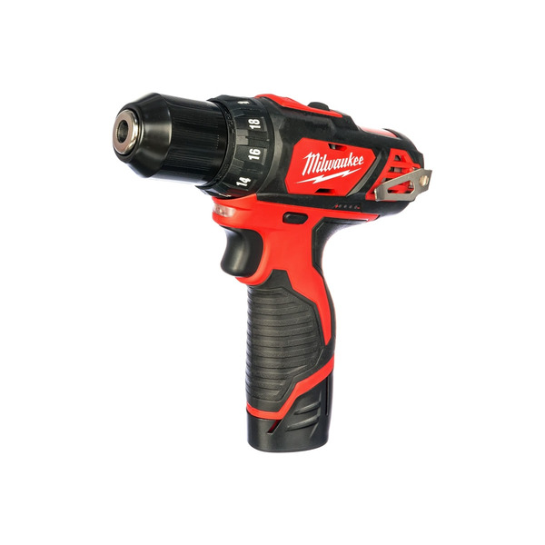 Аккумуляторная дрель-шуруповерт Milwaukee M12 BDD-202C Li-Ion2Ач 4933441915 шуруповерт aeg bs 18g4 202c 4935478630