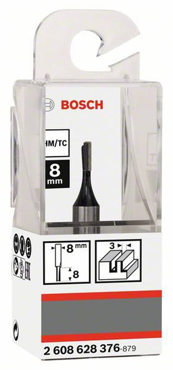 Фреза пазовая Bosch 8*3*51мм 2608628376