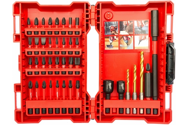 Набор бит Milwaukee  40шт  Shockwave 4932430908