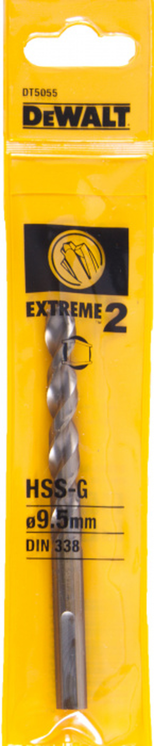 Сверло по металлу DeWalt Extreme2 HSS-G 9.5*78/125мм DT5055-QZ