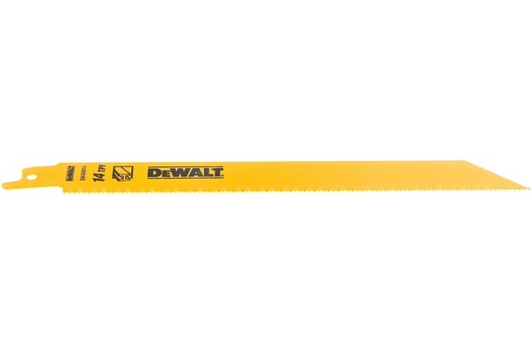 Полотно для сабельной пилы по металлу DeWalt S1122BF 203*1,8 (5шт) DT2353-QZ