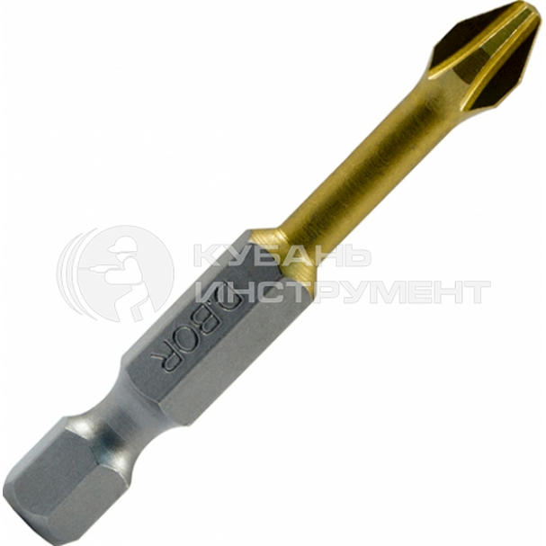 Бита d.Bor TiN-half Torsion PH2*50мм D-THT-PH02-050-010