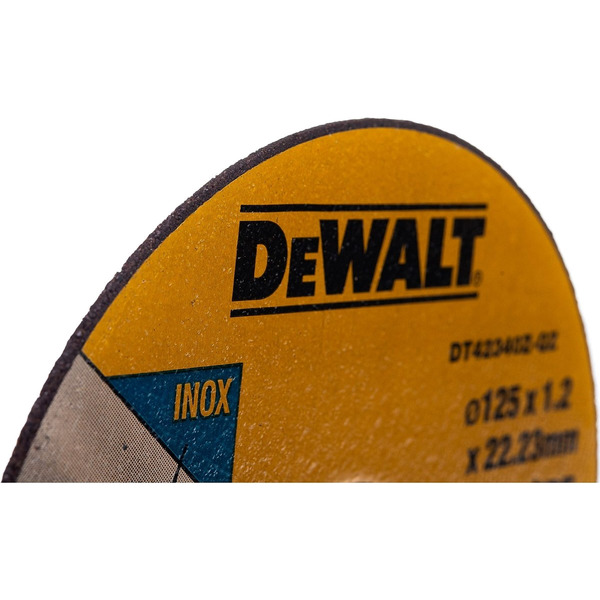 Круг отрезной по металлу DeWalt Industrial 125*1,2*22,2мм DT42340Z-QZ